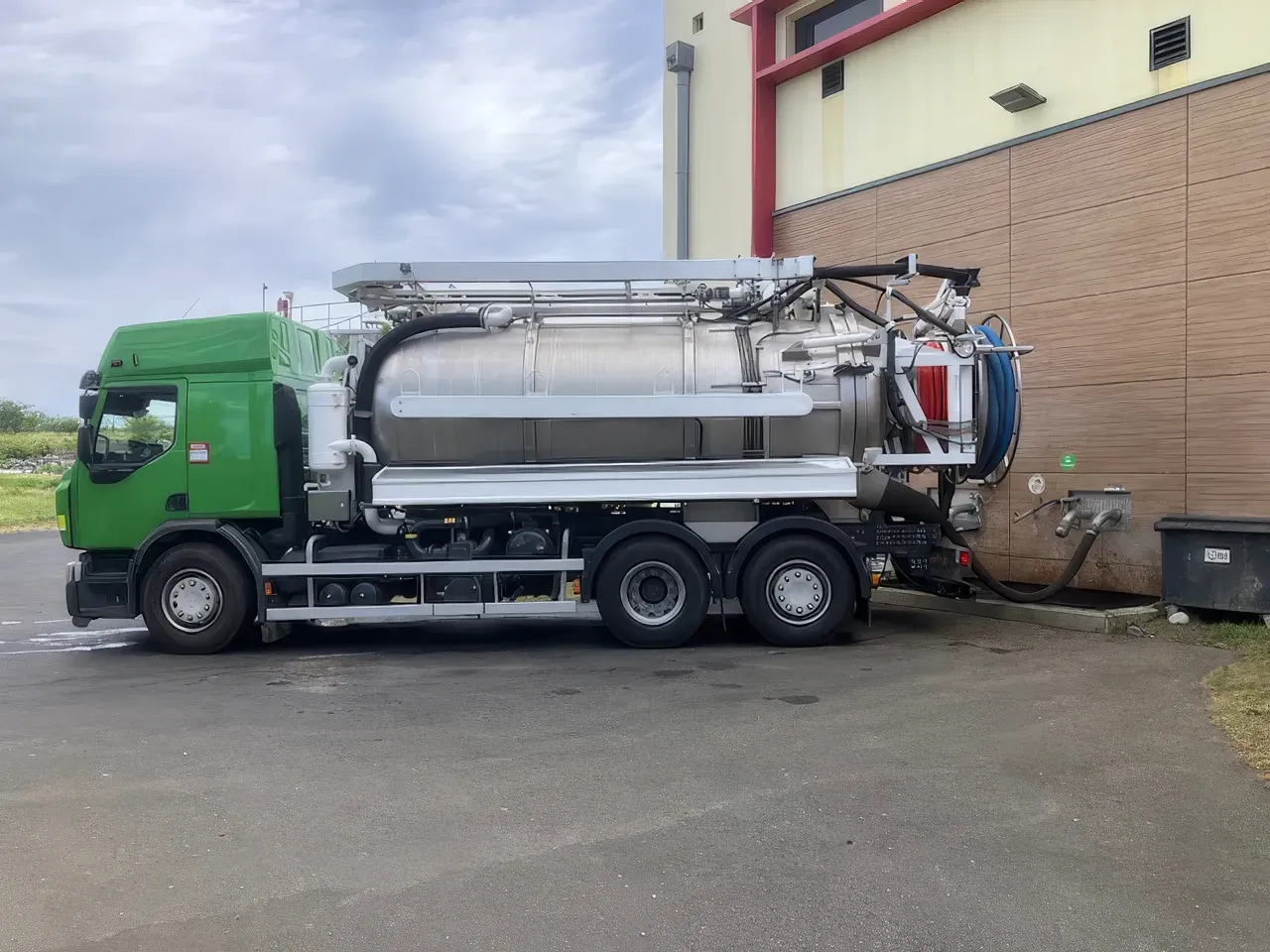 camion-vert-vidange